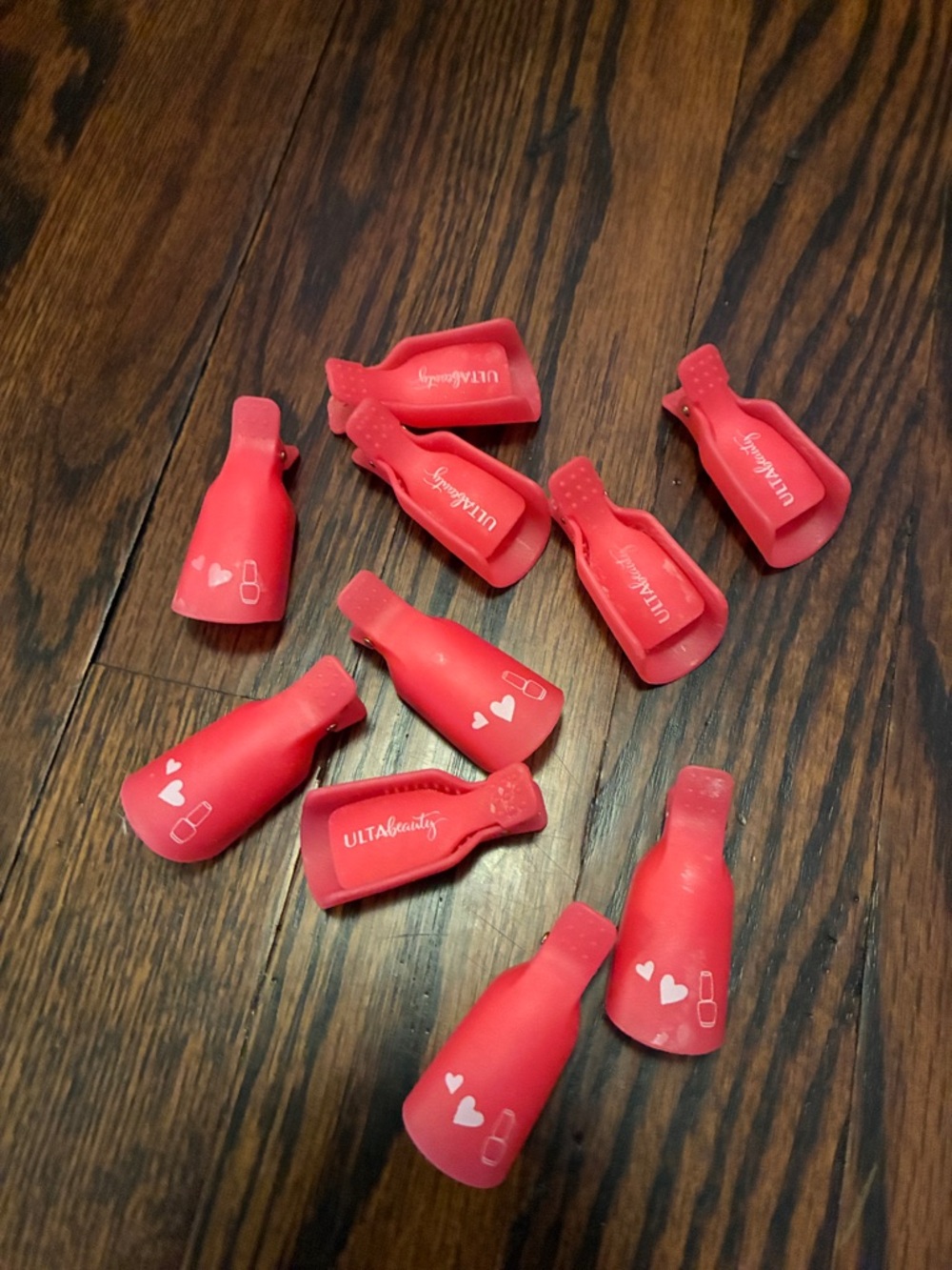 ✴️Ulta Beauty pink nail tip polish remover clips